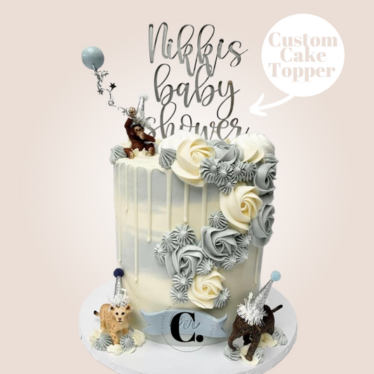 Single Layer Cake Topper