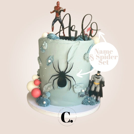 Spider Cake Charm & Cake Topper